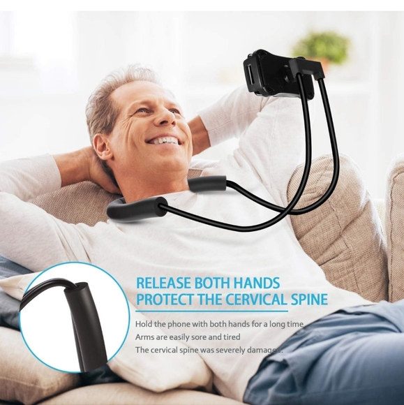 Hands Free Neck Phone Holder - Picture 1 of 9